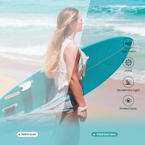 Duduma النظارات الشمسية المستقطبة للرجال إطار شبه بدون إطار نظارات شمسية مع حجب الأشعة فوق البنفسجية للنساء lrest de Sol Hombre Mujer in Kuwait