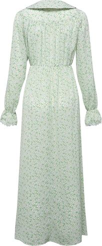 FORTMAC Pioneer Costumes for Women-Pioneer Prairie Dress Women Old Fashion Pioneer Trek Laura Ingalls Dress in Kuwait