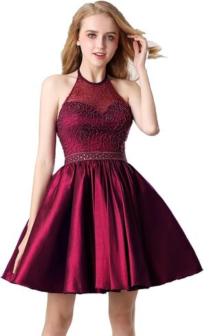 Sarahbridal Women's Short Tulle Beading Homecoming Dresses Prom Party Gowns in Saudi Arabia