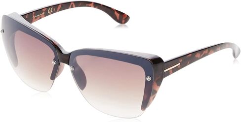 نظارة شمسية نسائية من TAHARI TH784 مستطيلة الشكل مع حماية 100% من الأشعة فوق البنفسجية، 64 ملم in Kuwait