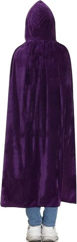 BesserBay Kids Hooded Cloak Halloween Cosutme Cape Cosplay Party Velvet Cloak 4-13 Years in Saudi Arabia