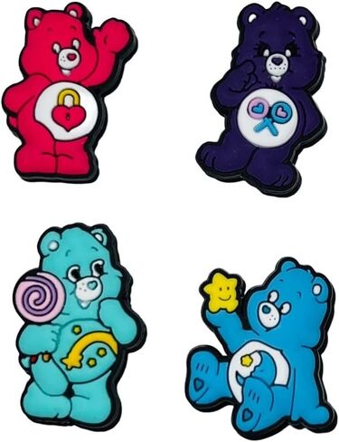 Shoe Charms for Crocs Care Bears Grumpy Rainbow Sunshine Lucky Bedtime Wish Tenderheart in Saudi Arabia