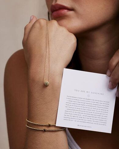 بريان انثونيز قلادة أيقونة يو ار ماي صن شاين من الذهب عيار 14 قيراط in Kuwait