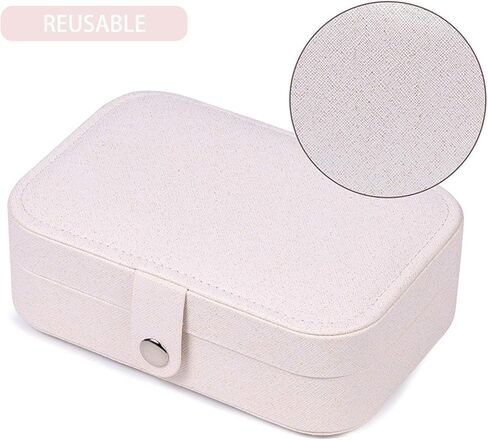 Ycfish Travel Jewelry Case,Ring Organizer Box,Women Small Gifts, Girls Personalized Boxes,Jewlery Holder Organizers,Portable Mini Storage,Womens Traveling Accessories Pink in Kuwait