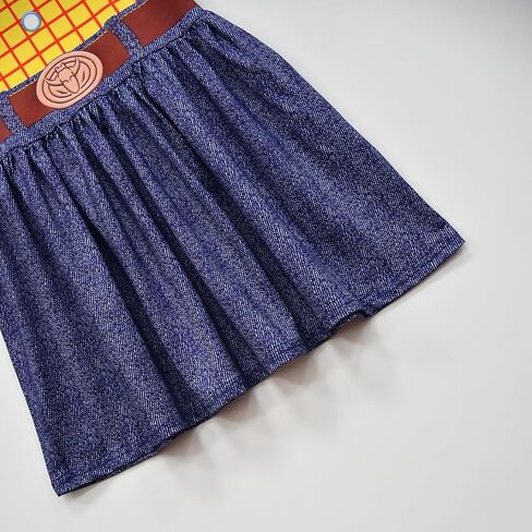 Woody Dress Flutter Sleeve Cowgirl Dress Outfit for Girls Party Holiday Birthday in Kuwait