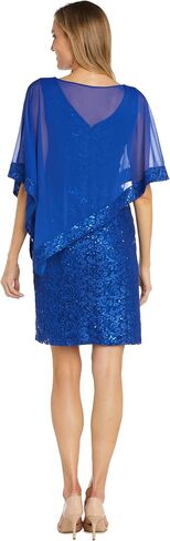 R&M Richards Womens Lace Cape Two Piece Dress in Saudi Arabia