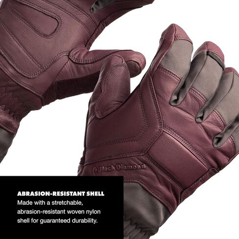 BLACK DIAMOND Equipment Guide Gloves - Women's - Bordeaux - Medium in Saudi Arabia