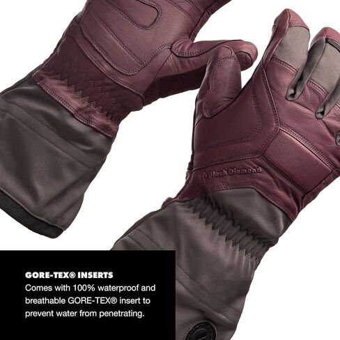 BLACK DIAMOND Equipment Guide Gloves - Women's - Bordeaux - Medium in Saudi Arabia