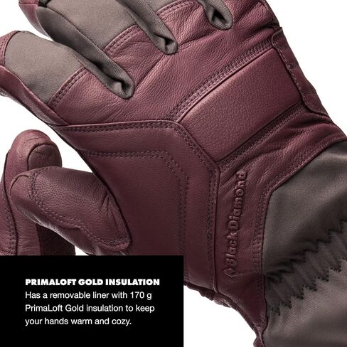 BLACK DIAMOND Equipment Guide Gloves - Women's - Bordeaux - Medium in Saudi Arabia