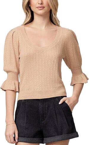 PAIGE womens Magnolia Sweater Pullover Sweater in Kuwait