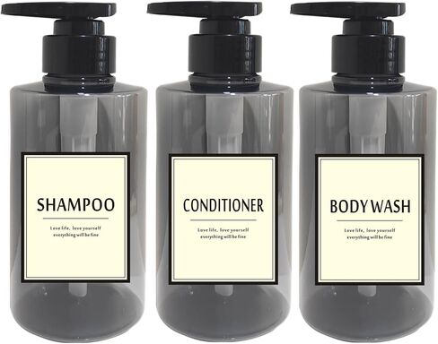 300ml Travel Shampoo Bottles Refillable,Empty Pump Plastic Dispensers 10 oz Shower Containers for Shampoo Conditioner Body Wash (Blue,1 Set) in Saudi Arabia