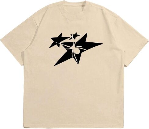 COZYEASE Men's Letter Graphic Tees Short Sleeve Vintage Streetwear T Shirts Casual Summer Tops in Saudi Arabia