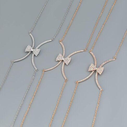 Lureme الذهب الجسم سلسلة Bowknot حجر الراين بيكيني الجسم البرازيلي مجوهرات للنساء الجسم التبعي (bc000051) in Kuwait