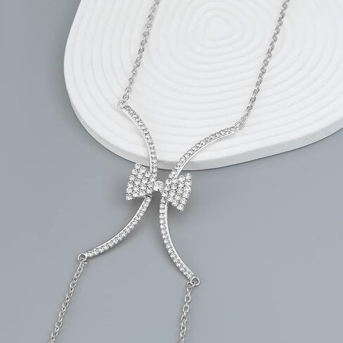 Lureme الذهب الجسم سلسلة Bowknot حجر الراين بيكيني الجسم البرازيلي مجوهرات للنساء الجسم التبعي (bc000051) in Kuwait