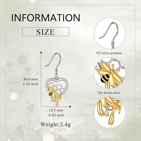 Animal Earrings 925 Sterling Silver Cat/Owl/Fox/Panda/Elephant/Bunny/Butterfly/Dragonfly/Bee/Hummingbird/Bat/Moth Earrings Cute Animal Jewerly Gift for Women in Saudi Arabia