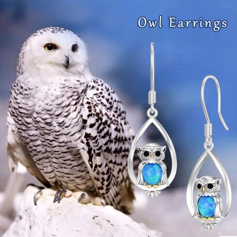 Animal Earrings 925 Sterling Silver Cat/Owl/Fox/Panda/Elephant/Bunny/Butterfly/Dragonfly/Bee/Hummingbird/Bat/Moth Earrings Cute Animal Jewerly Gift for Women in Saudi Arabia