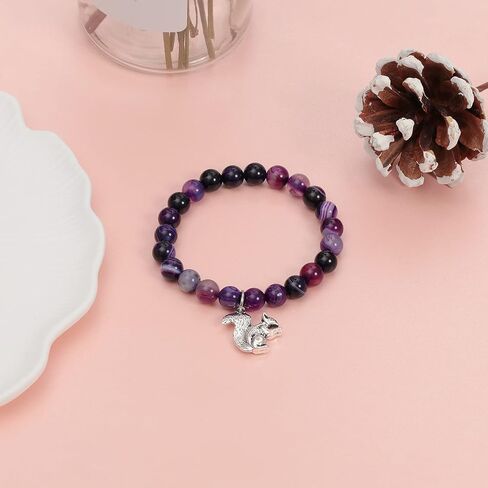 السنجاب عاشق هدية السنجاب روح الحيوان هدية السنجاب سوار السنجاب سحر المجوهرات إلهام هدية لصديق in Kuwait