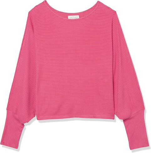 Velvet by Graham & Spencer Women's Pepper Boatneck Lux Rib Sweater in Saudi Arabia