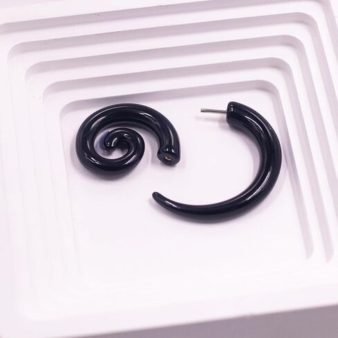 10 ازواج من مقاييس الأذن الحلزونية القبلية المصنوعة من الاكريليك من فيرامي، مقاييس اذن مزيفة من الاكريليك، سدادات اقراط نفق، مجوهرات ثقب الجسم للنساء والرجال، بلاستيك، بدون احجار كريمة in Kuwait