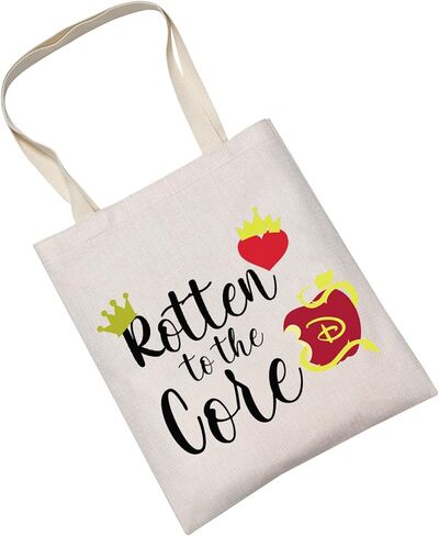 LEVLO Descendants Cosmetic Make Up Bag Descendants Fans Gift Rotten to the Core Makeup Zipper Pouch Bag For Friend Family (Core Black) in Saudi Arabia