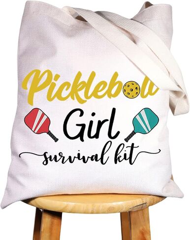 WZMPA Pickleball Girl Cosmetic Makeup Bag Pickleball Player Gift Pickleball Girl Survival Kit Makeup Zipper Pouch Bag Pickleball Training Gift (Pickleball Girl) in Saudi Arabia
