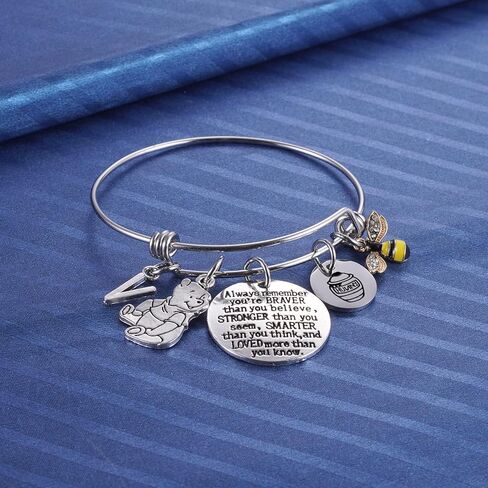 مستوحاة من الهدايا الكلاسيكية أنت شجاعة ذان أنت تؤمن ، نحلة ، هاني ، بو الدب سحر مجوهرات ملهمة للنساء الفتيات, الزنك, بدون أحجار كريمة in Kuwait