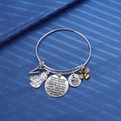 مستوحاة من الهدايا الكلاسيكية أنت شجاعة ذان أنت تؤمن ، نحلة ، هاني ، بو الدب سحر مجوهرات ملهمة للنساء الفتيات, الزنك, بدون أحجار كريمة in Kuwait