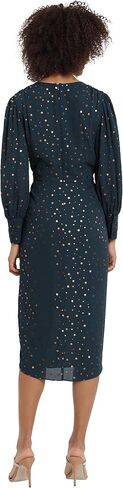 Maggy London Women's Long Sleeve Faux Wrap Dress in Saudi Arabia