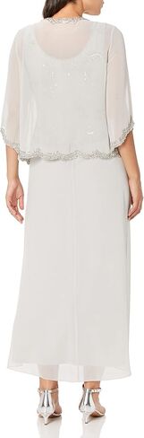 J Kara Women's Petite Beaded Jacket Dress in Saudi Arabia