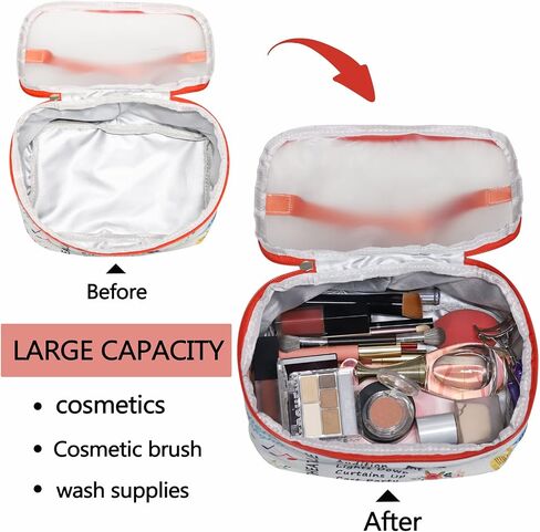 PXTIDY Theatre Life makeup Bag Drama Theater Gifts Comedy Tragedy Mask Theatre Drama Bag Drama Actor Actress Gifts Pouch(Pink) in Saudi Arabia