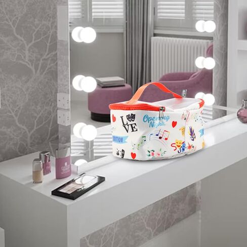 PXTIDY Theatre Life makeup Bag Drama Theater Gifts Comedy Tragedy Mask Theatre Drama Bag Drama Actor Actress Gifts Pouch(Pink) in Saudi Arabia