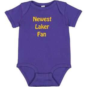 Newest LA Basketball Fan Cute Baby Bodysuit Outfit Clothes