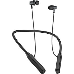 Neck headphones wireless bluetooth，V5.2 with microphone neckband bluetooth headphones，35 hours of playtime in-ear bluetooth neckband earbuds no power button IPX7 sweat-resistant deep bass (Y6H)