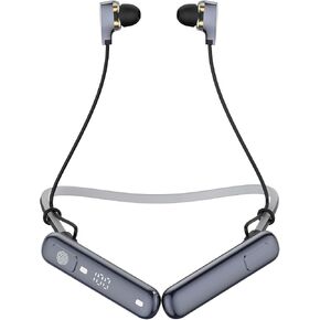 Neck Headphones Wireless Bluetooth，V5.2 with Microphone Neckband Bluetooth Headphones，35 Hours of Playtime in-Ear Neckband Earbuds no Power Button IPX7 Sweat-Resistant deep bass (Y8H) in Kuwait