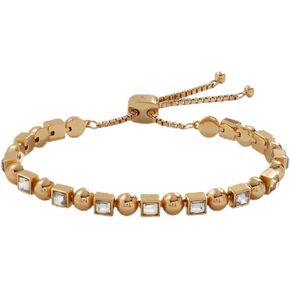 Alex and Ani AA765723SS,Square Crystal Bolo Tennis Bracelet,Shiny Silver,Silver, Bracelets