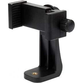 Koolehaoda Smartphone Holder Phone Clip Tripod Adapter with 1/4 inch Screw/Adjustable Clip, Rotates Vertical and Horizontal for iPhone, Android Cell Phone, Selfie Stick, Camera Stand