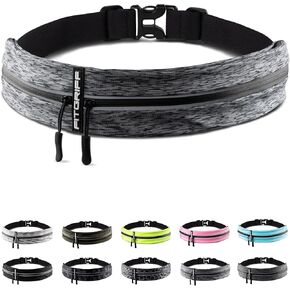 Running Belt for Men & Women - Secure Jogging Pouch for Phone, Keys & Essentials - For All Cell Phones (for 25" - 43" Waist Size)