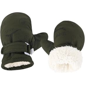 Baby Toddler Mittens, Boys Girls Winter Outdoor Gloves, Kids Easy-On Fleece Warm Mitterns