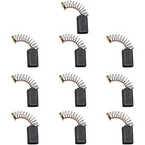 10 Pieces Carbon Brushes Motor Carbon Brushes Electric Motor Power Tool Part for Power Tools, Jig Saw, Rotary Drill, Drill, Hammer Drill, Electric Screwdriver, Sander, Rotary Hammer(Small)