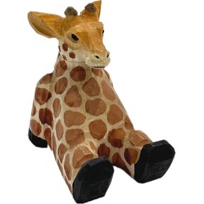TANG SONG Wood Giraffe Phone Stand Cute Decoration Phone Stand for Tablets