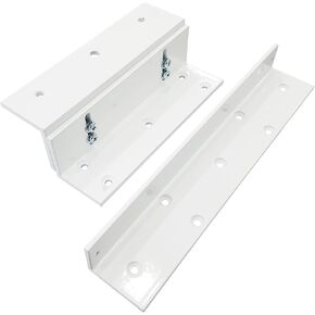 Visionis LZ600 L and Z Bracket 600lbs Electromagnetic Lock for Inswinging Door Access Control Maglock