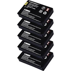 (5 Pack) Updated BT90 Two-Way Radio Battery for DLR Series HKNN4013 HKNN4013A 1800mAh