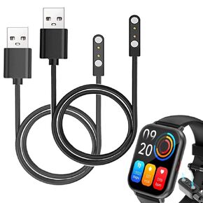 Smart Watch Cables Compatible with RUIMEN H1 1.85 inches smartwatch, 2 PCs