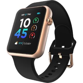 iTouch Air 4 Smartwatch - Fitness Tracker, Heart Rate Monitor, Customizable Watch Face - Activity and Calorie Tracker - 100+ Sports Modes - Bluetooth Connectivity