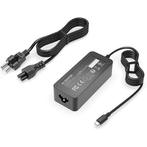 65W AC Charger Replacement for Lenovo Ideapad Yoga Slim 7 7Pro 7-16 7-15 7-14 7-13 7-15ITL5 7-14IAL7 7-16IRL8 7-14IAP7 7-16IAP7 7-14ITL5 7-16ARP8 7-14IRL8 7-14ARP8 7-15ITL05 7-15IIL05 7-14ITL05 Laptop