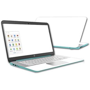 Mightyskins Skin Compatible with Hp Chromebook 14 (2015) Case Wrap Cover Sticker Skins Solid White