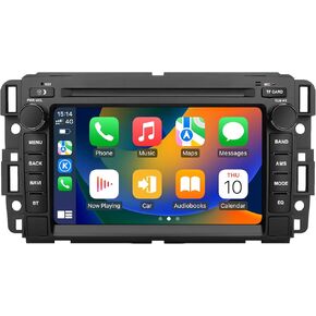 Android 13 Replacement Radio Stereo for Chevy Silverado/GMC Sierra/Buick/Chevrolet, Apply Carplay Andriod Auto 7 Inch Head Unit with GPS Navigation Bluetooth WiFi/4G SWC 4G RAM 64GB ROM