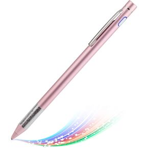 Pencil for Samsung Galaxy Tab A7 A8 A9 Stylus, Rsepvwy Active Digital Stylus with 1.5mm Ultra Fine Tip Stylus Pen for Samsung Galaxy Tab A7 A8 A9,Pink