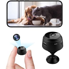 Hidden Camera Wireless, Mini Spy WiFi 1080P HD Camera for Home Security, APP Control Surveillance Camera Indoor Outdoor for Baby Pet, Secret Nanny Cam with Night Vision