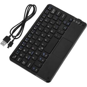 Estink Ultra-Thin Mini Bluetooth Keyboard, Digital Computer Keyboard, Long Standby Time of 90 Hours, with Touchpad, for Windows PC Android Tablet
